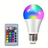 16 farbe E27 RGB Fernbedienung Birne Led Licht Für Zimmer Smart Birne Lampe Dimmer Niedriger Stromverbrauch Energie Sparen einstellbare Birne