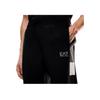 Emporio Armani EA7 Elastic Waist Letter Print Cotton Long Jogging Pants Men bottoms Black 7M000281-AF12660-UC001