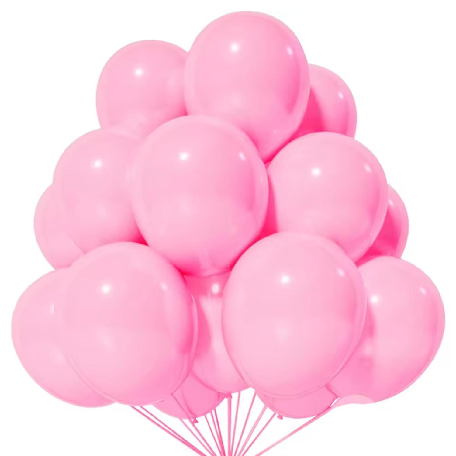 

5-100pcs/Pack 12inch White Latex Balloon for Wedding Birthday Party Baby Shower Engagement Anniversary Decoration Supplies Favor 5pcs&12INCH рожевий