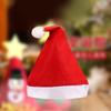 Christmas Santa Hat Decorative LED Santa Cap Festival Holiday Party Dress Up Unisex Felt Santa Hat for Adults Children
