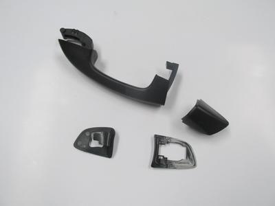 For  Skoda Superb 202013 202015 Rear Door Exterior Opening Handle Left Primed Black Hushan 1K8837205AGRU
