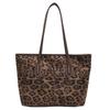 Bolso Tote de Gran Capacidad con Estampado de Leopardo