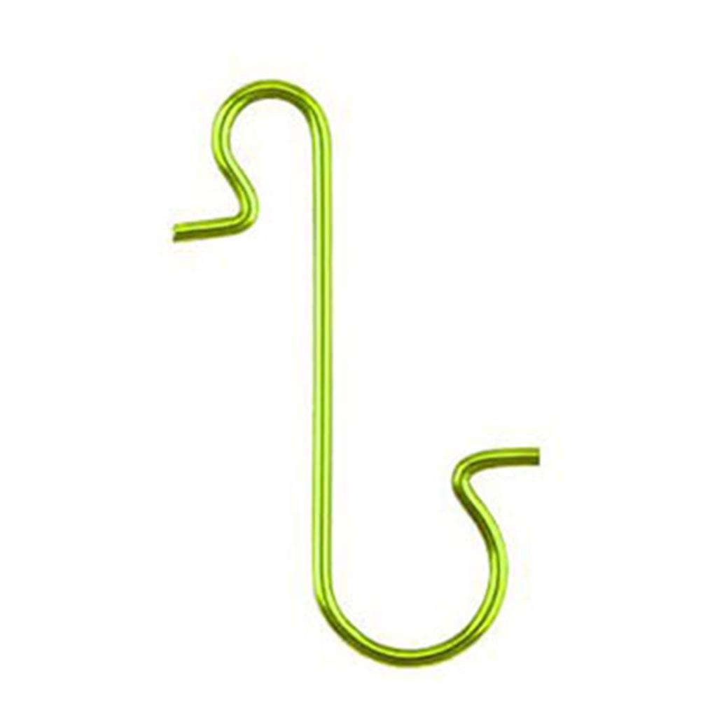 100pcs Christmas Ornament Hooks Metal Iron S-Shaped Hook Holders Christmas Tree Ball Pendant Hanging Decoration for Home