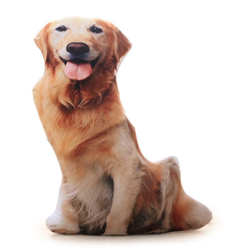 3d Simulated Dog Pillow Animal Doll Creative Doll Cute Sleeping Doll Husky Plush Toy