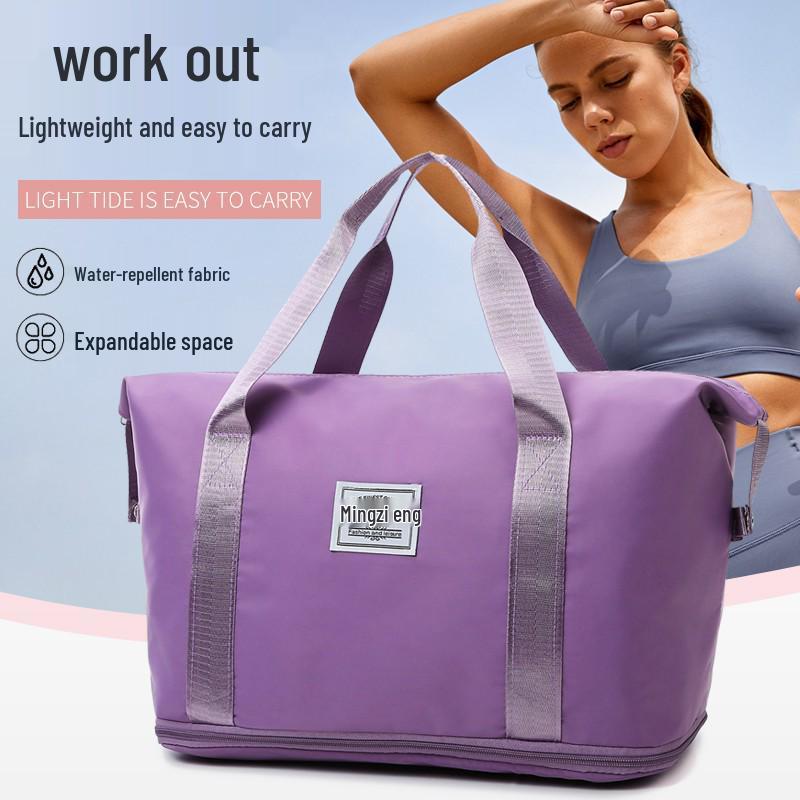 Waterproof Double-Layer Gym Bag with Wet/Dry Separation – Ideal for Travel and Sports