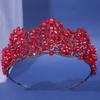 Tiaras y Coronas de Cristal Barroco para Mujer Diadema Vintage de Pedrería para Baile de Graduación Accesorios para el Cabello de Novia Boda Joyería Corona Tiara