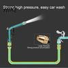 Yard Cleaning Sprayer Jet Nozzle Power Washer for Garden Hose Pressure Wand with 3 Adjustable Watering Nozzle Car Washing Patio Outdoor (1