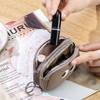 New Cartoon Cute Double-pull Change Bag Mini Coin Bag Niche Design First-layer Cowhide Storage Bag Female