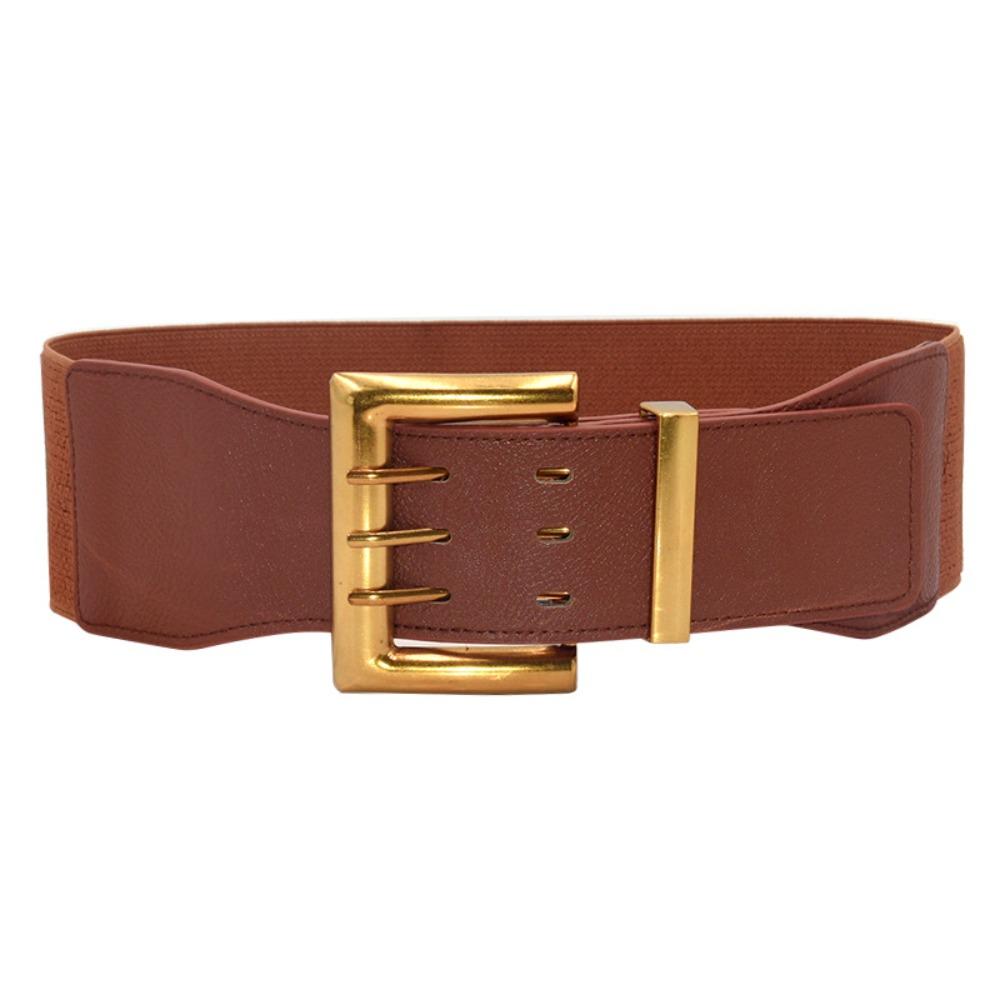Elastic Elastic Cummerbunds Solid Color Wide Waist Corset Punk Corset Belt  Ladies