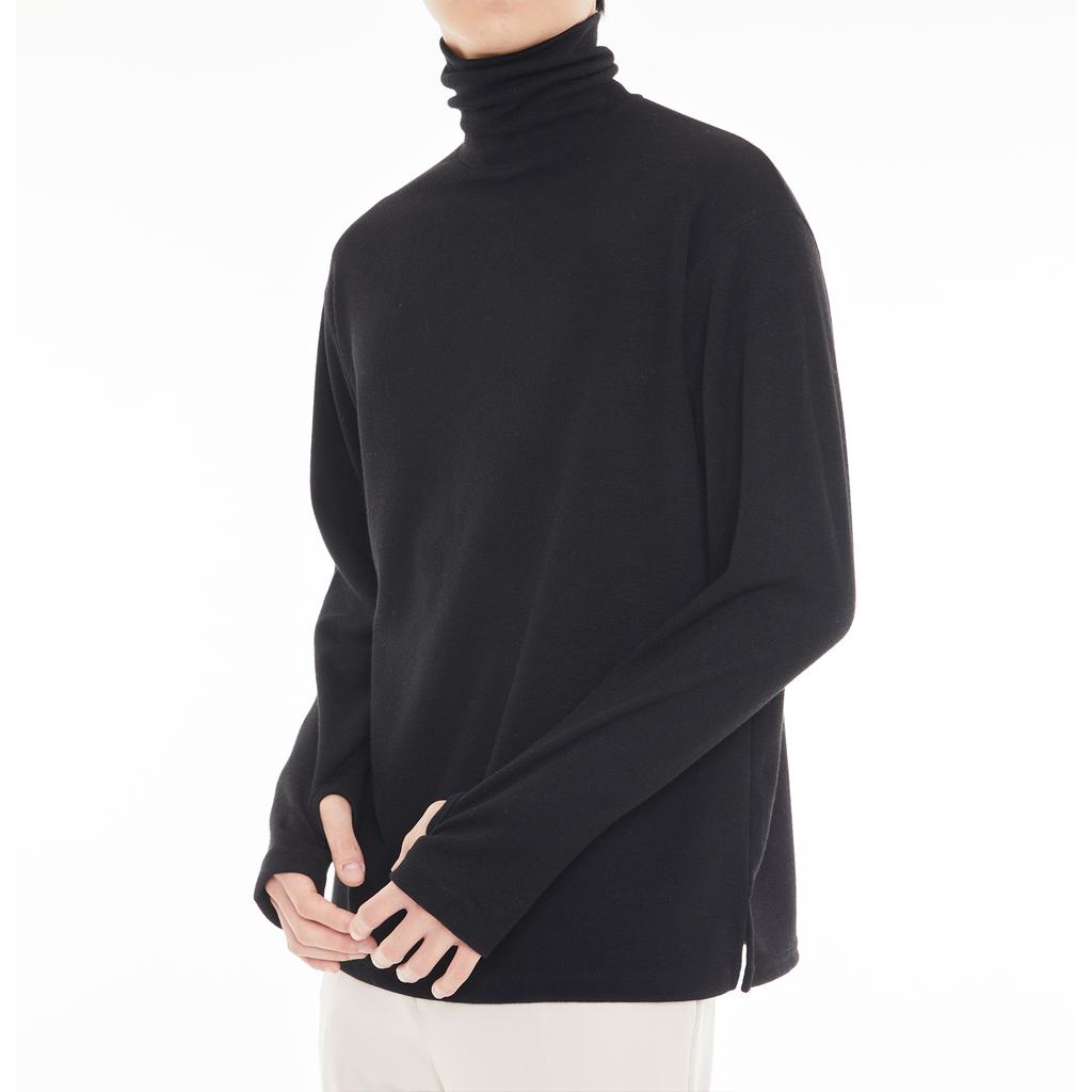 GRAPH PLATFORM Neck Warmer Turtleneck Black
