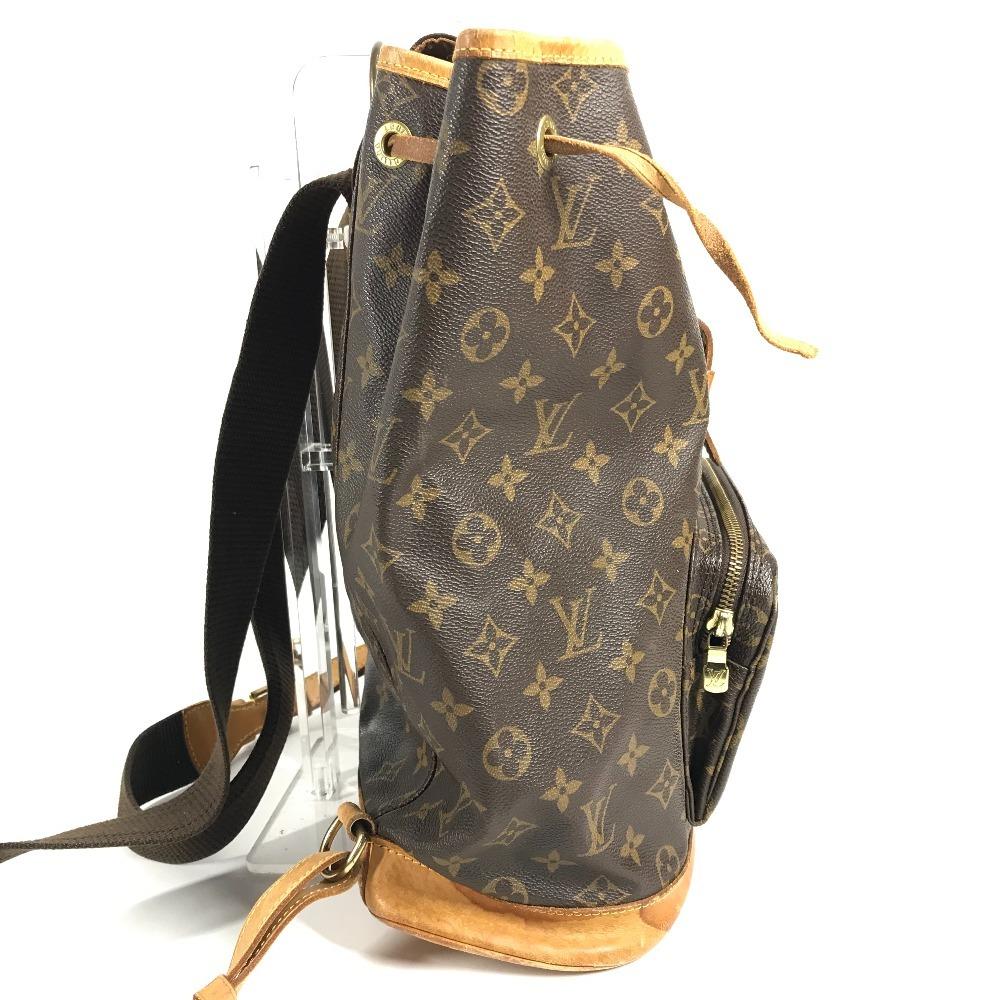 Louis Vuitton M51135 Monogram Montsouris GM backpack bag Backpack  Brown
