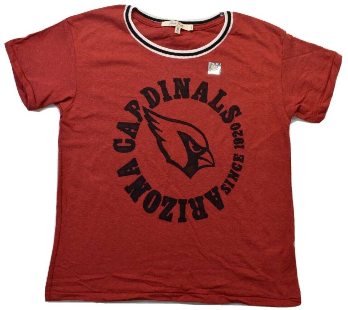 Junk Food Womens NFL Arizona Cardinals Kick Off Shirt New S 2XL