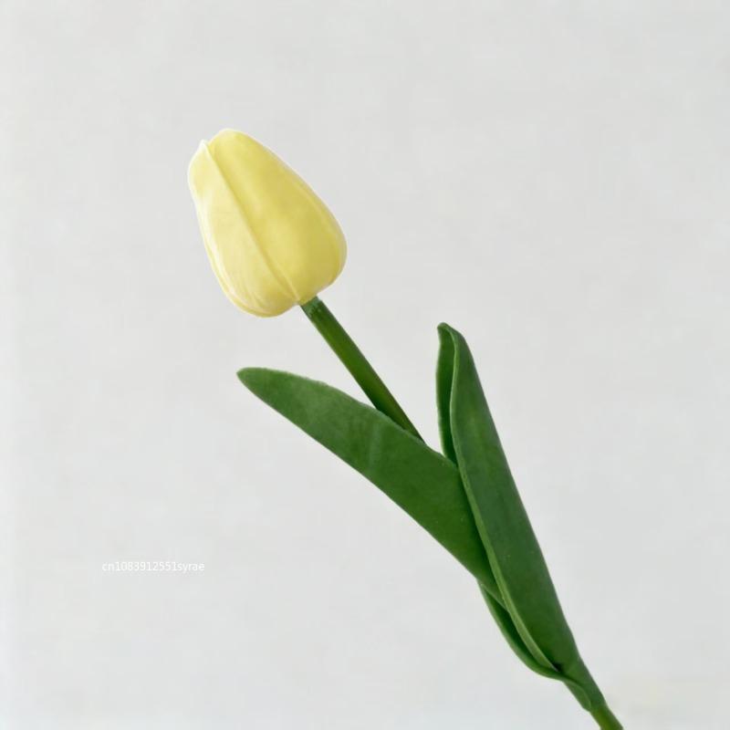 

5-20Pcs Tulip Artificial Flower Plant Dining Table Decoration Garden DIY for Wedding Home Party Christmas Candy Birthday 5pcs