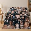 26 Stili Evan Peters Bello Arte Coperta di Flanella, Coperta Morbida e Accogliente per Casa Camera da Letto Letto Divano Picnic Ufficio Coperta Regalo Bambino