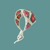 Elegant French Knitted Headband Retro Strawberry Triangle Turban Bohemian Pastoral Hollow Out Hair Band Beach Headwear