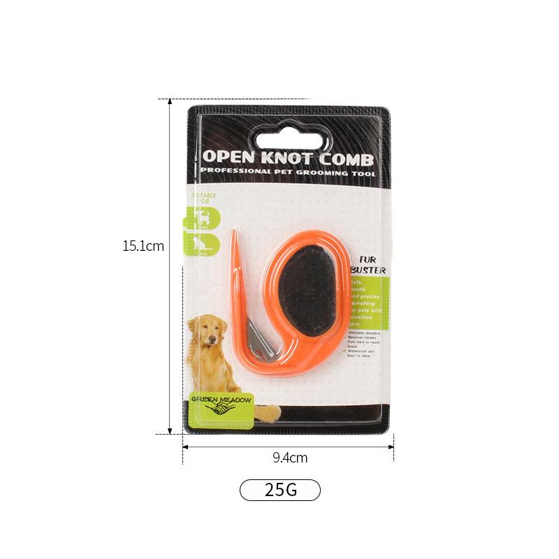 Pet Hair Removal Comb for Cats and Dogs - Detangling & Grooming Tool