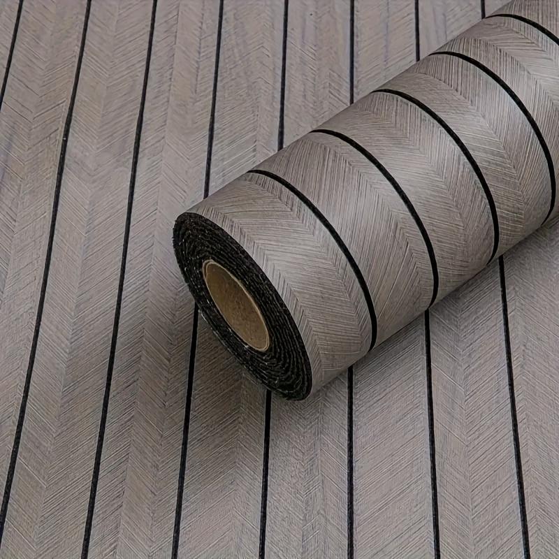 

Самоклеящаяся 3D стеновая панель с текстурой дерева SXP Виниловые обои Peel and Stick для стен, потолков, перегородок с формой изогнутых краев 40x300cm