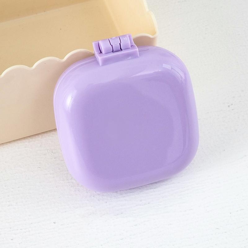 Cute Candy Colored Air Cushion Comb Small Size Travel Portable Massage Comb Folding Mirror Comb Women'S Hair Brush Styling Tool
