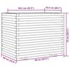 VidaXL Jardinière 90x60x72 cm bois de pin imprégné, jardinière d'extérieur, bac à fleurs, bac à tomates, jardinière de 3282648