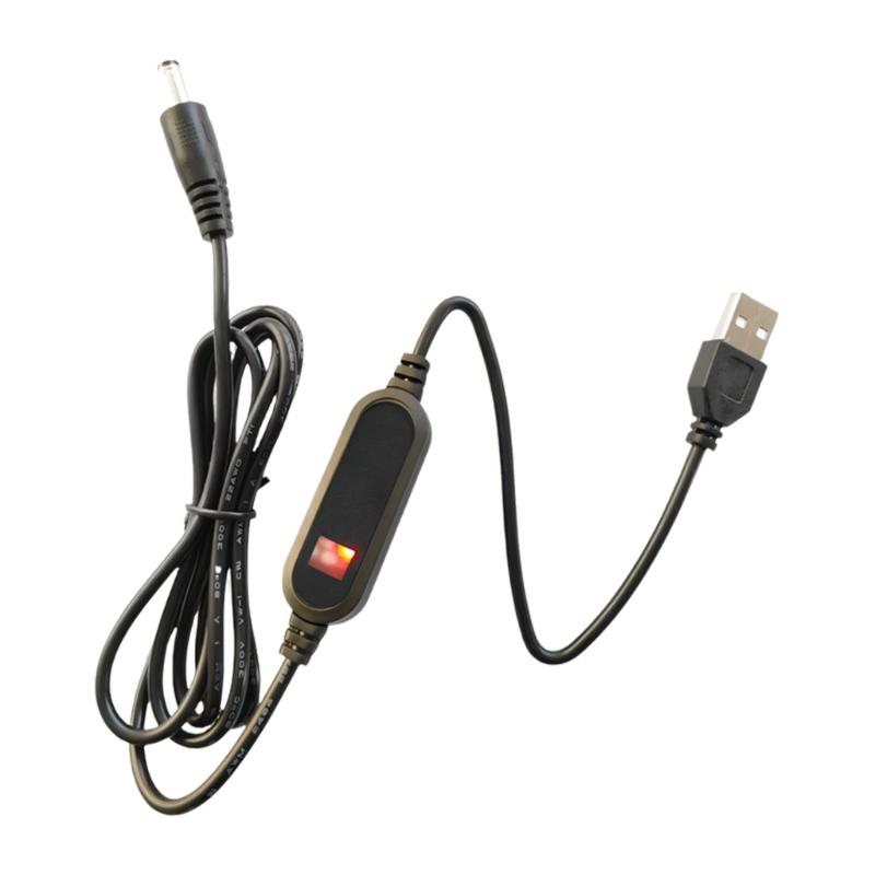 5V To 12V Step Up Converter Cable USB Male To DC5.5X2.5mm Plug 12V1A Output For Camera Speaker
