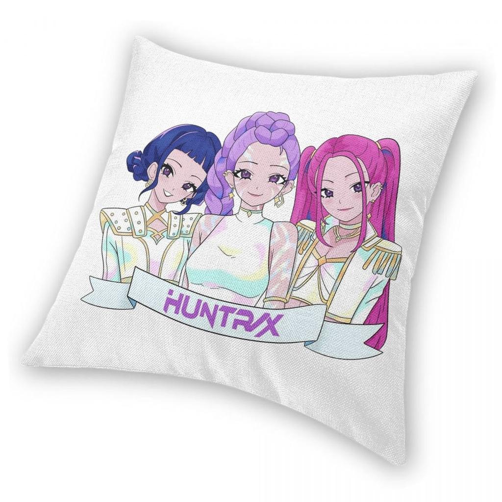KPop Demon Hunters Huntrix Pillowcase Printed Fabric Cushion Cover Decoration Throw Pillow Case Cover Home Drop Shipping 40*40cm