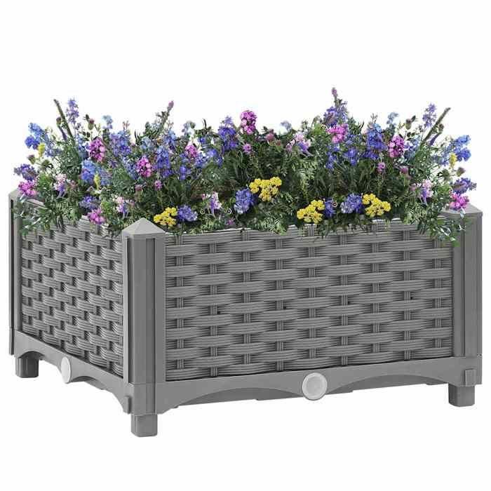 VidaXL Raised Bed 40x40x23 Cm Polypropylene 153289