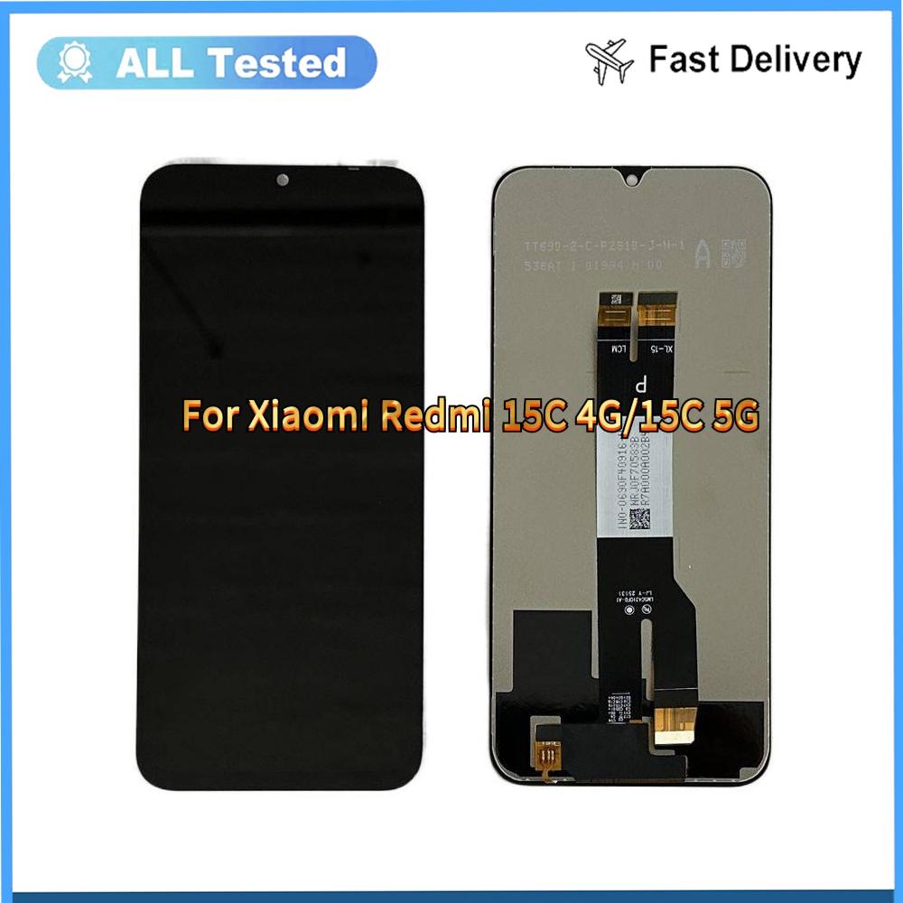 LCD Screen and Digitizer Full Assembly For Redmi 15C 4G Redmi 15C 5G