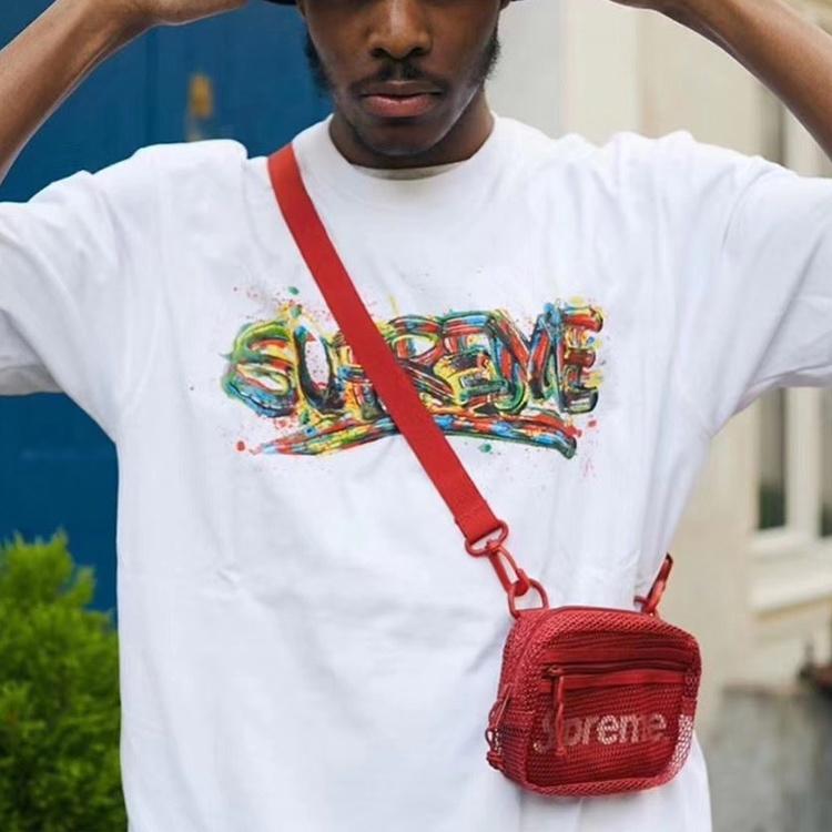 Supreme SS20 Week 1 Paint Logo Tee Logo Tee Men's SUP-SS20-274