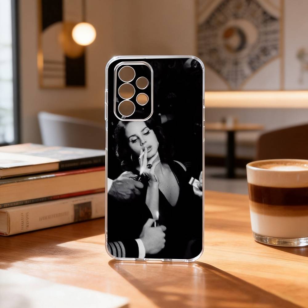 L-Lana Del R-Rey Phone Case Transparent Silicone Soft For Samsung S25,S24,S21,S22,S23,S30,Ultra,S20,Plus,Fe