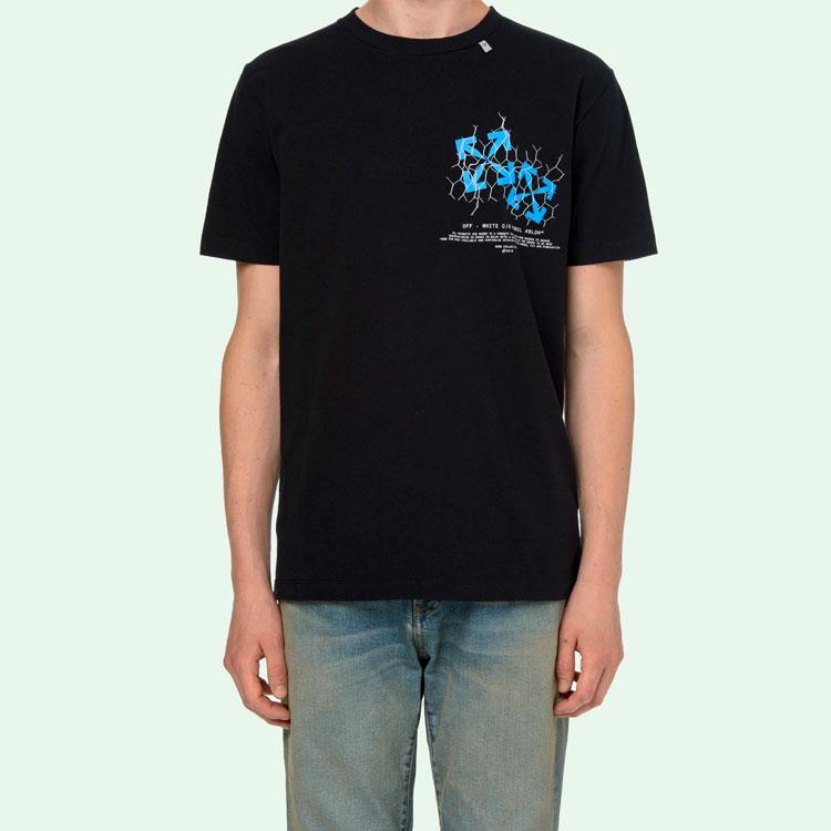 OFF WHITE Slim Fit Fence Arrows T Shirt OMAA027S201850021030
