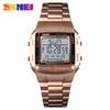 Shikemei Men's Luxury Retro Gold Waterproof Electronic Watch