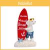 Cartoon Puppy Surfing Resin Ornaments For Photography Props And Decor Home