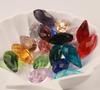 10pcs Teardrop Faceted Crystal Glass Beads Loose 12x25mm Drilled Pendant Drops  Crafts Beads for DIY Jewelry Making  Accessories