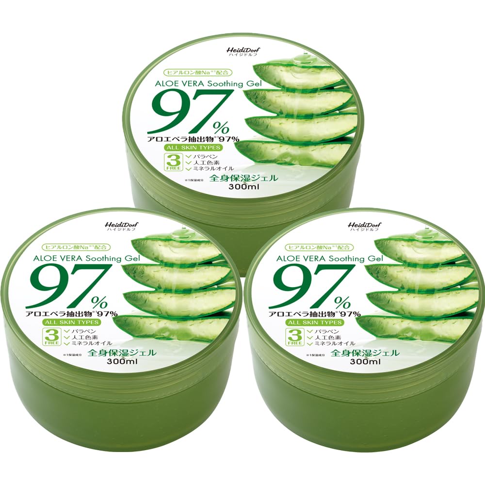 

Гель алоэ Heidi Dorf 300 мл x Гель алоэ Гель для тела 97% 3 шт.