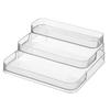 BHBL 3 Tier Desktop Perfume Shelf PET Cosmetic Organizer Perfume Storage Rack Doll Display Stand Kitchen Seasoning Organizer
