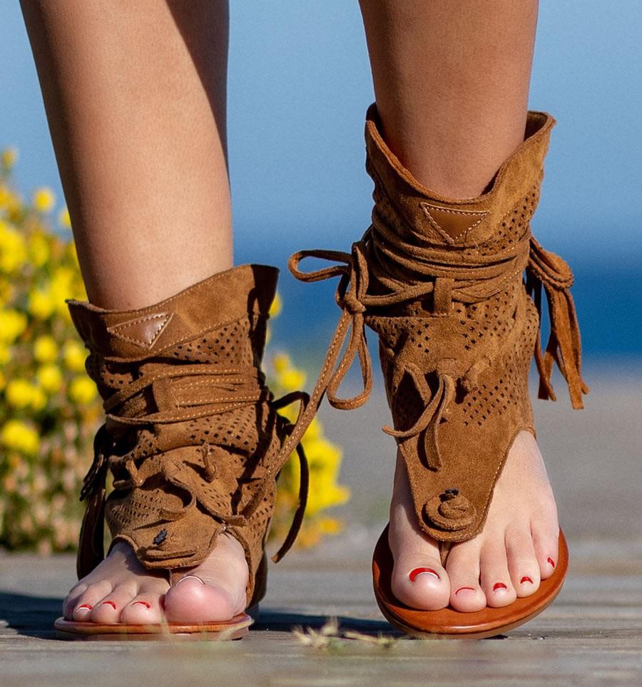 Fashion Women's Sandals 2025 Retro Gladiator Ladies Clip Toe Vintage Boots Casual Tassel Rome Fashion Summer Woman Shoes for Female New