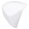Rearview Door Mirror Cover Shockproof Exterior Side Wing Mirror Cap White for Vehicle with Turn Signal Light Right