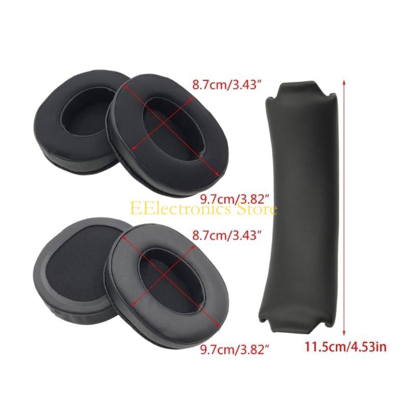 B03C Ear Pads Sponge Cushion Headband Elastic Cushion Earmuffs for Kraken V3X V3 PRO Gaming Headphone