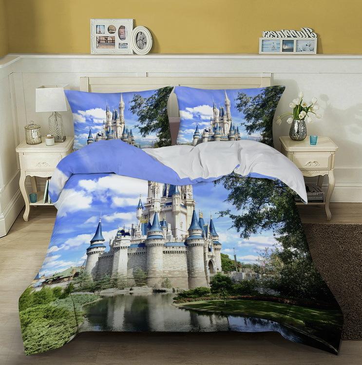 Great Wall King Queen Duvet Cover Old Chinese Building Bedding Set For Teens Adults Architecture 2/3 Pcs Polyester Quilt Cover