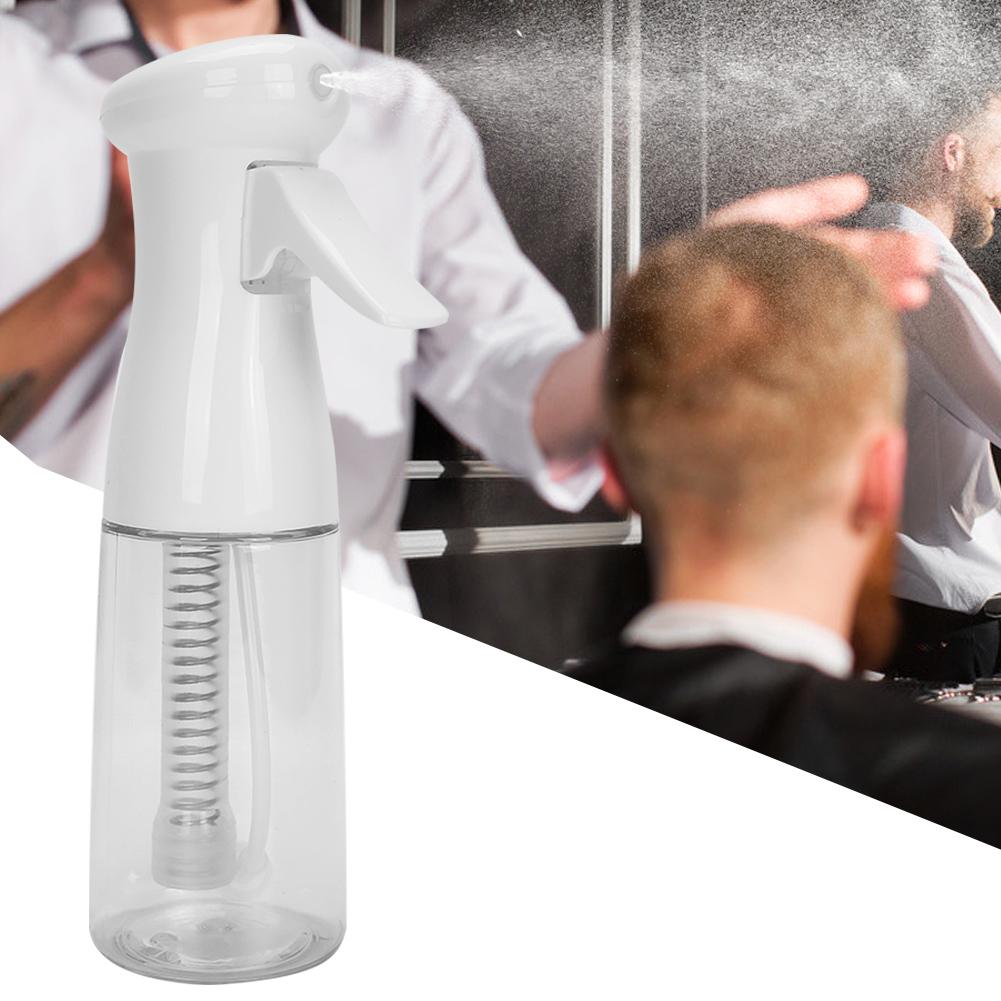 Salon Fine Mist Hairdressing Spray Bottle Hair Styling Watering Can Kettle 200mlWhite