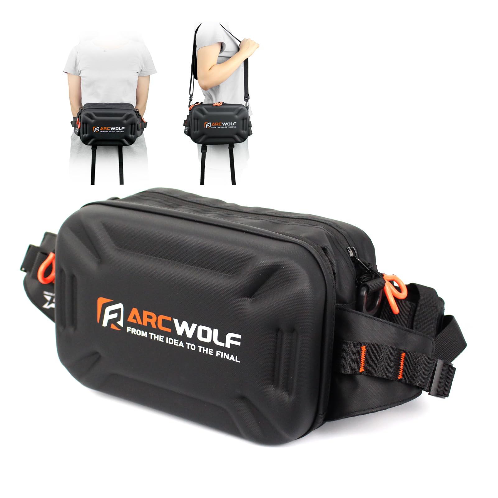 

ARCWOLF Fishing Bag, Tackle Bag, Large Capacity