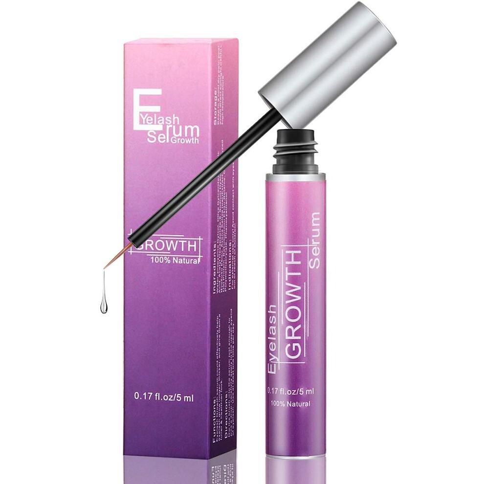 Eyelash and Eyebrow Growth Serum 5ml – Longer Fuller Lashes, Thicker Natural Brows, Hypoallergenic