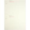 KOKUYO Two-way postcard paper, color paper, KB-FMS91N