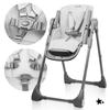 Savro 2-in-1 Folding Baby Highchair With Adjustable Tray And Straps