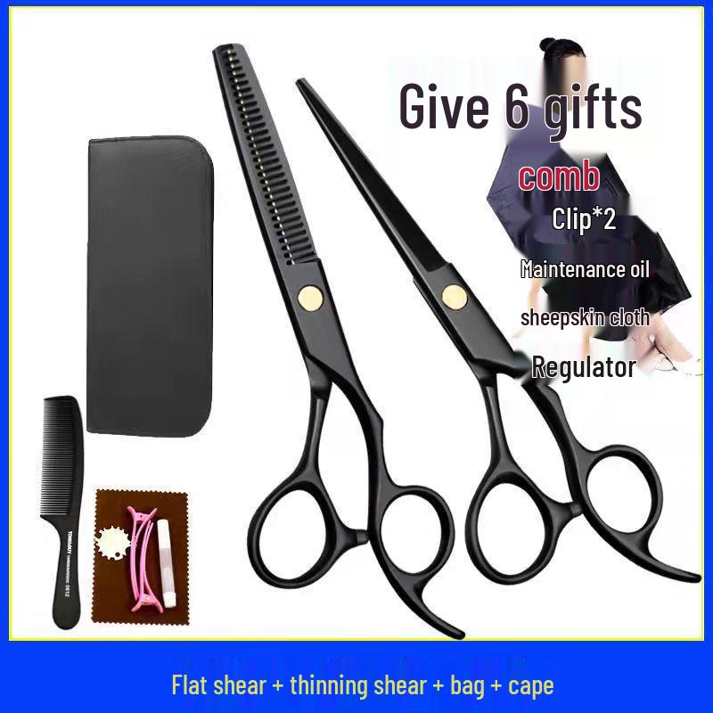 Professional Barber Thinning & Texturizing Scissors for Hairdressing and Bang Trimming