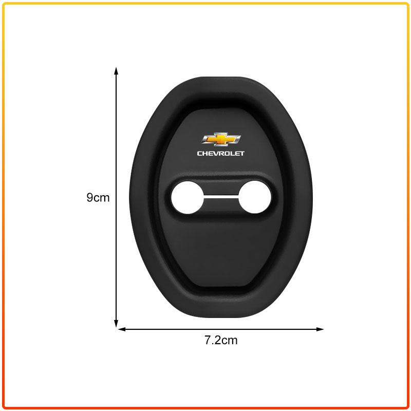 4Pcs Silicone Car Door Lock Protector Cover Auto Accessory Styling For Chevrolet Colorado Cruze Captiva Malibu Aveo Camaro Sonic Tahoe Impala Equinox
