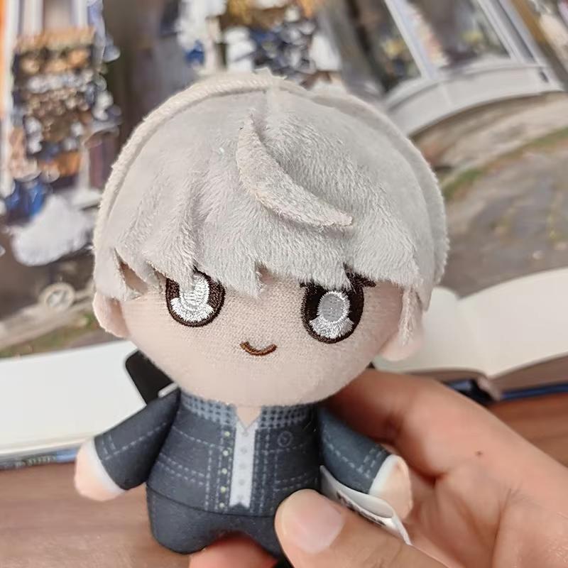 10Cm Cartoon Film Spel Anime Figuur P5R Pluche Speelgoed Schattige Joker Yuuki Makoto Cosplay Karakter Randproduct Kinder Verzameling Cadeau 10CM