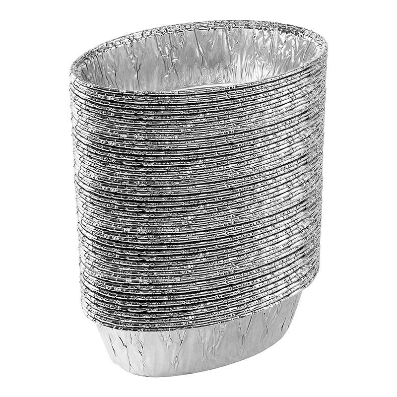 Aluminum Foil Oval Tray Tin Foil Baking Tray Tin Foil Box Western Style
