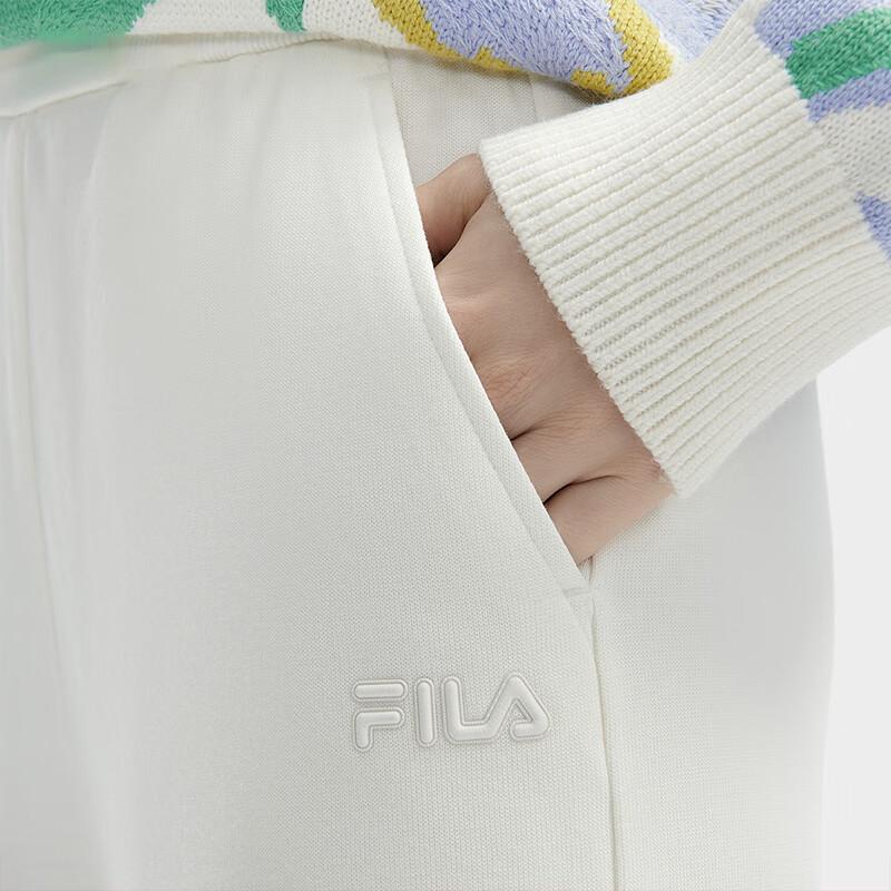 New FILA X V&A Casual Pants Women's Cloud White F11W418601F-WT