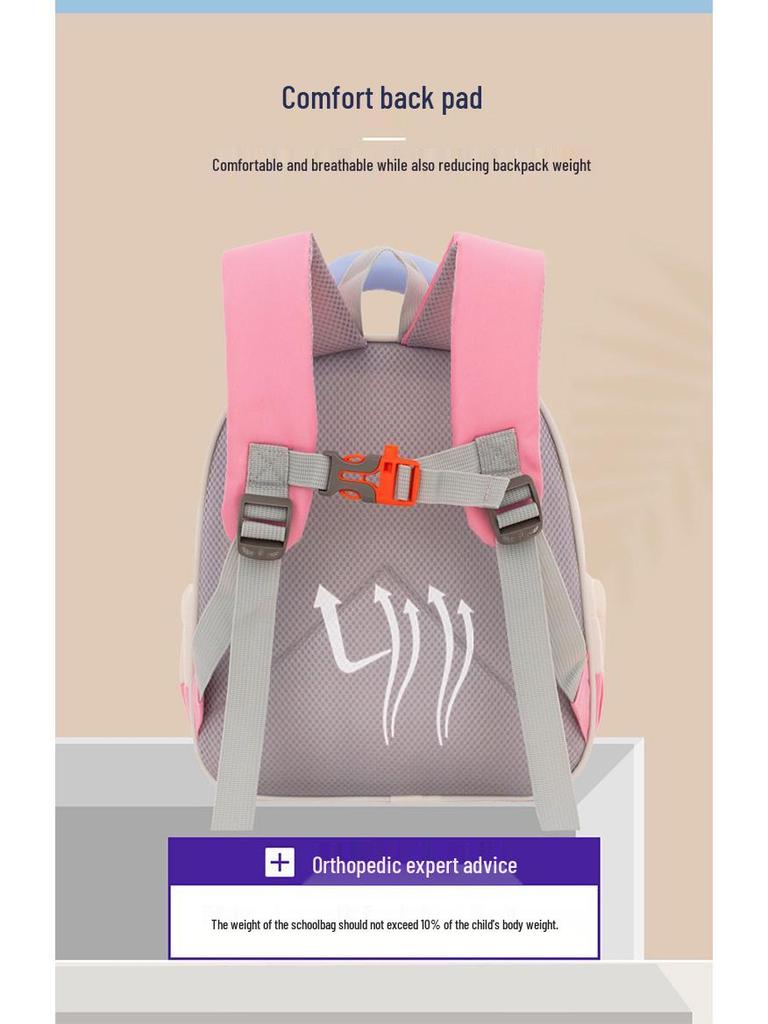 Kids' Large Capacity Cartoon Backpack - New Lightweight and Ergonomic Design for Kindergarten